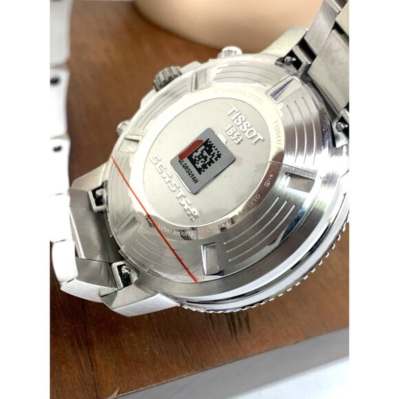 Tissot Men's Watch Seastar Swiss Quartz Chronograph Pepsi Bezel T1204171104103 - Picture 7 of 15